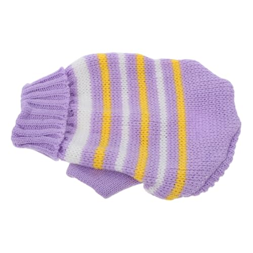INOOMP Pullover Für Katzen Und Kleine Hunde Gestrickt Wärmend Mit Kragendesign Für Weihnachtsoutfits Haustierbekleidung Leicht Zu Reinigen von INOOMP