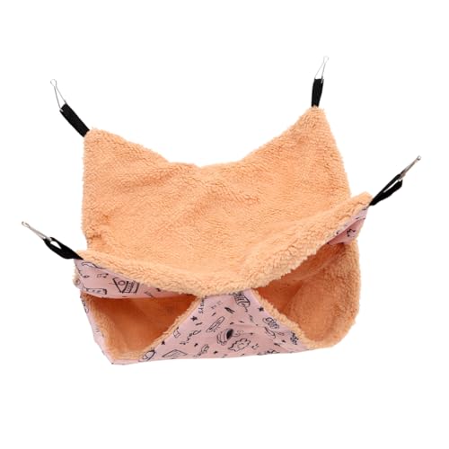 INOOMP Hamster Hängematte Chinchilla Nest Warmes Weiches Baumwoll-Haus Für Kleintiere Für Hamster Meerschweinchen Und Ratten Gemütlicher Rückzugsort Für Haustiere von INOOMP