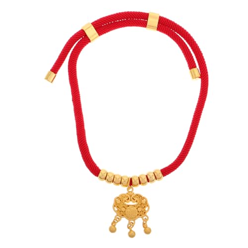 INOOMP Pet Necklace Mit Glöckchen Verstellbares Katzen Und Hundehalsband Seil Für Kleine Hunde Und Katzen Handgemachte Tier-schmuck Für Festliche Anlässe von INOOMP