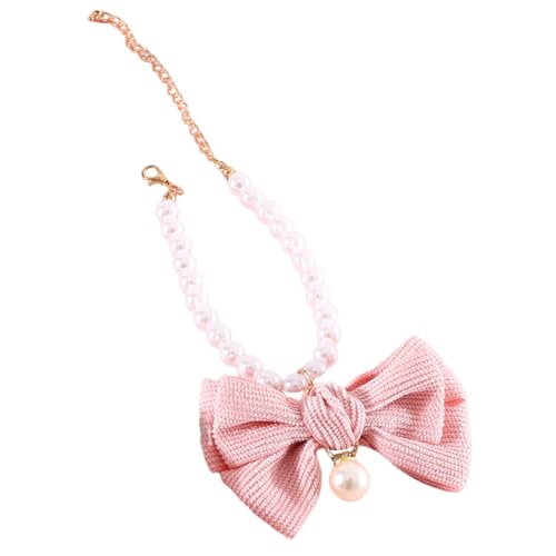 INOOMP Elegantes Katzenhalsband Verstellbares Hundehalsband Schleife Welpenhalsband Haustierzubehör von INOOMP