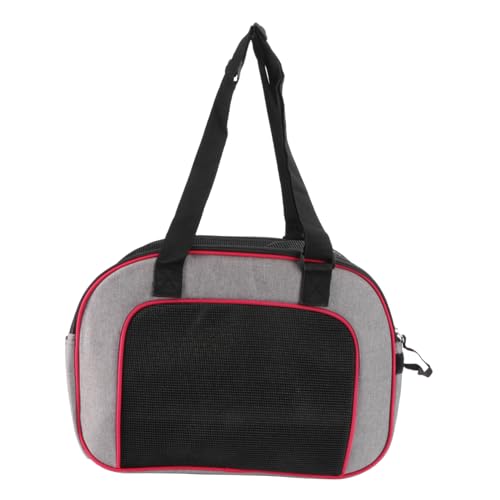 INOOMP Faltbare Haustier-trägertasche Tragbare Hunde-/Katzen-Handtasche Aufbewahrung Rot Haustier-zubehör-Organizer von INOOMP
