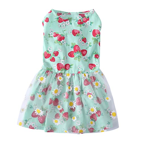 INOOMP Haustierkleid Kleines Hundekleid Welpenkleid Mit Schleife Pulloverkleid Mit Rollkragen Tutu-Kleid Für Hunde Sommerkleidung Für ädchen ädchenrock Der Hund Baumwolle Blumenrock INOOMP Haustierkleid Kleines Hundekleid Welpenkleid Mit Schleife Pulloverkleid Mit Rollkragen Tutu-Kleid Für Hunde Sommerkleidung Für ädchen ädchenrock Der Hund Baumwolle Blumenrock von INOOMP