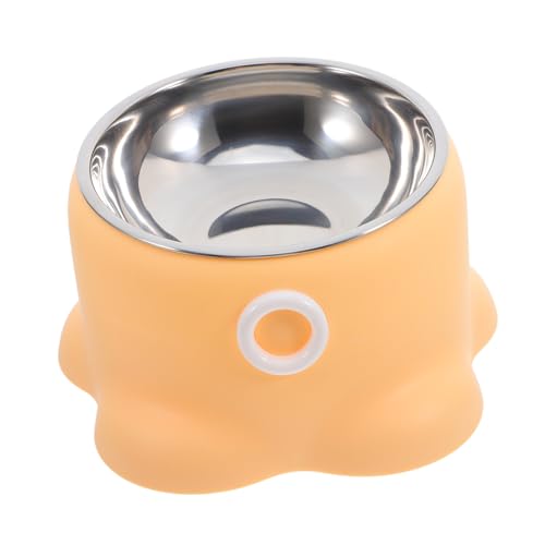 INOOMP Haustiernapf Aus Edelstahl Speiseteller Katzennapf Aus Edelstahl Katzennäpfe Kühlbecher Für Haustier Hundefutter Gericht Futterstation Für Katzen Rostfreier Stahl Yellow INOOMP Haustiernapf Aus Edelstahl Speiseteller Katzennapf Aus Edelstahl Katzennäpfe Kühlbecher Für Haustier Hundefutter Gericht Futterstation Für Katzen Rostfreier Stahl Yellow von INOOMP