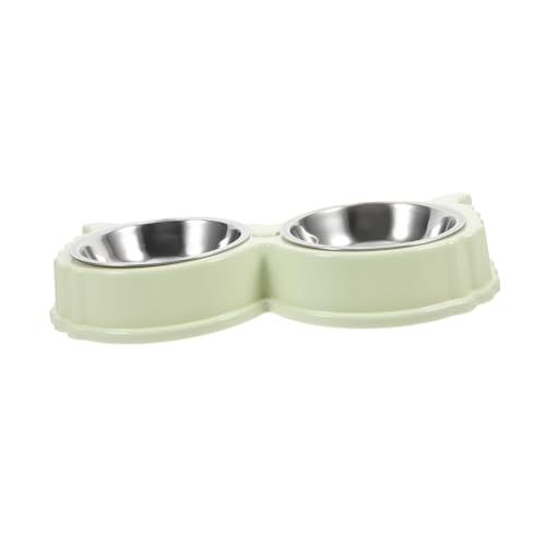 INOOMP Haustiernapf Hundenäpfe Kleiner Hund Hundefutterschalen Welpenschalen Für Kleine Hunde Wasser- Und Futternapf Für Hunde Doppelte Schüssel Hundeteller Zum Essen Abs von INOOMP