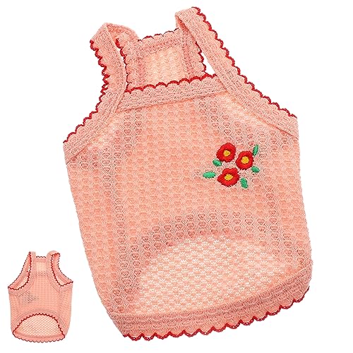INOOMP Hundeshirt Für Sommer Atmungsaktives Süßes Shirt Für Kleine Hunde Für Strand Und Freizeit Mit Floralem Design Xs Leicht Und Bequem Perfektes Outfit Für Ihren Liebling von INOOMP