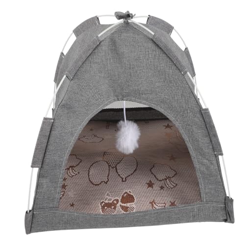 INOOMP Haustierzelt Bequemes Welpenzelt Faltbares Hundezelt Hundehütte Faltzelt Für Schlafzelt Für Haustiere Bequemes Zelt Für Haustier Zelthaus Für Welpen Spiel Stoff Waschbar INOOMP Haustierzelt Bequemes Welpenzelt Faltbares Hundezelt Hundehütte Faltzelt Für Schlafzelt Für Haustiere Bequemes Zelt Für Haustier Zelthaus Für Welpen Spiel Stoff Waschbar von INOOMP