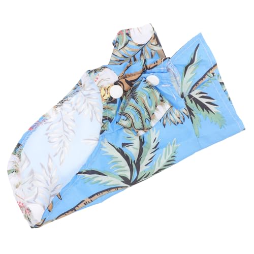 INOOMP Hawaiianisches Hundeshirt Für Sommer Atmungsaktive Und Bequeme T-Shirts Für Kleine Hunde Für Partys Urlaub Und Alltag Leuchtenden Farben XL von INOOMP