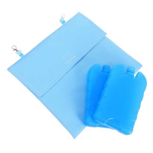 INOOMP Hitzeschutz-Tasche für Kleintiere mit Wiederverwendbarem Kühlakku Atmungsaktiv Kondensationsfrei Vielseitig Nutzbar Passend für Kaninchen Meerschweinchen Hamster im Sommer INOOMP Hitzeschutz-Tasche für Kleintiere mit Wiederverwendbarem Kühlakku Atmungsaktiv Kondensationsfrei Vielseitig Nutzbar Passend für Kaninchen Meerschweinchen Hamster im Sommer von INOOMP