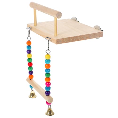 INOOMP Holz Papagei Sitzstange Plattform Spielzeug Für Vogelkäfig Kauspielzeug Für Sittiche Nymphensittiche Und Kleine Vögel Zum Stehen Und Spielen Mit Schwenkbarer Funktion Für Mehr INOOMP Holz Papagei Sitzstange Plattform Spielzeug Für Vogelkäfig Kauspielzeug Für Sittiche Nymphensittiche Und Kleine Vögel Zum Stehen Und Spielen Mit Schwenkbarer Funktion Für Mehr von INOOMP