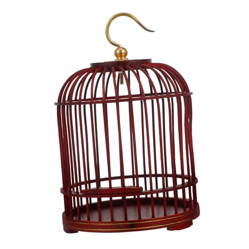 INOOMP Holz Vogelkäfig Hängend mit Metallrahmen Geräumig und Langlebig für Kleine Vögel Hamster und Kleintiere Dekorativer Käfig mit Großem Innenraum Vielseitig Einsetzbar für Haustiere INOOMP Holz Vogelkäfig Hängend mit Metallrahmen Geräumig und Langlebig für Kleine Vögel Hamster und Kleintiere Dekorativer Käfig mit Großem Innenraum Vielseitig Einsetzbar für Haustiere von INOOMP