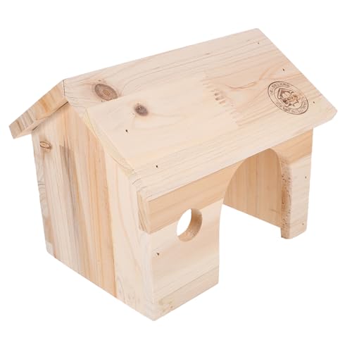 INOOMP Holz-hamsterhaus Mit Kletter Und Spielhütte Naturholz-versteck Für Kleine Haustiere Hühnerkennhaus Als Schlafhaus Oder Spielzeug Leicht Zu Reinigen Und Robust Für Hamster INOOMP Holz-hamsterhaus Mit Kletter Und Spielhütte Naturholz-versteck Für Kleine Haustiere Hühnerkennhaus Als Schlafhaus Oder Spielzeug Leicht Zu Reinigen Und Robust Für Hamster von INOOMP