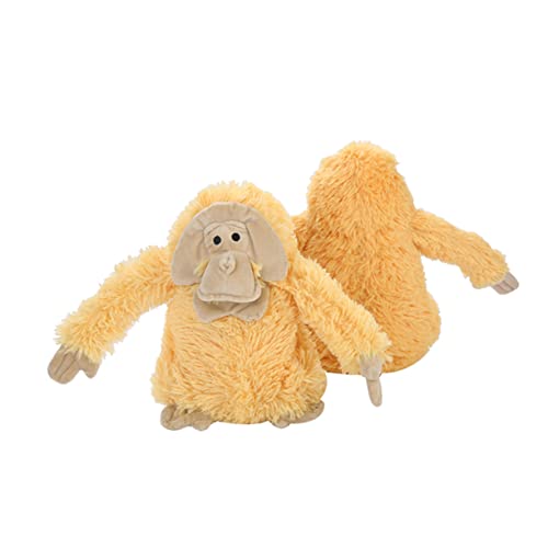 INOOMP Bissfestes Molar-Spielzeug Für Hunde Cartoon-Gorilla Gelb Langlebiges Kauspielzeug Zahnpflege Reduzierung Von Langeweile Geeignet Für Zuhause Und Unterwegs von INOOMP