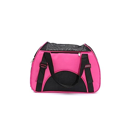 INOOMP Reisetasche für Haustiere Katzen und Hunde Rucksack Atmungsaktives Netzgewebe Haustiertasche für Outdoor-aktivitäten Umhängetasche Größe: Rot von INOOMP