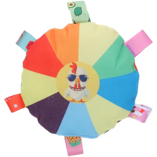 INOOMP Hundeflyer Hundespielzeug Quietschendes Hundespielzeug Hundekauspielzeug Baumwolle Interaktiv Leicht Fliegende Scheibe Hundespielzeug Für Kleine Große Hunde (Huhn) von INOOMP