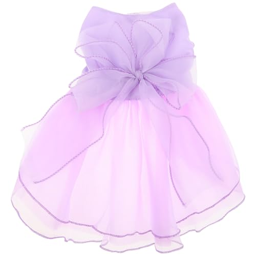 INOOMP Hundekleid, Tutu-Rock, Prinzessinnenkleid, Haustierkostüm, formelle Kleidung für Hochzeit, Urlaub, Party, Dekoration von INOOMP