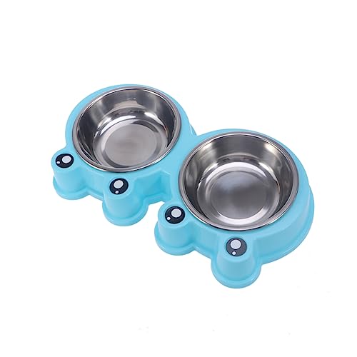 INOOMP Edelstahl-futternapf-Set für Haustiere Doppel-futternapf für Hunde Große Wasserschüssel für Hunde für Den Alltäglichen Gebrauch von INOOMP