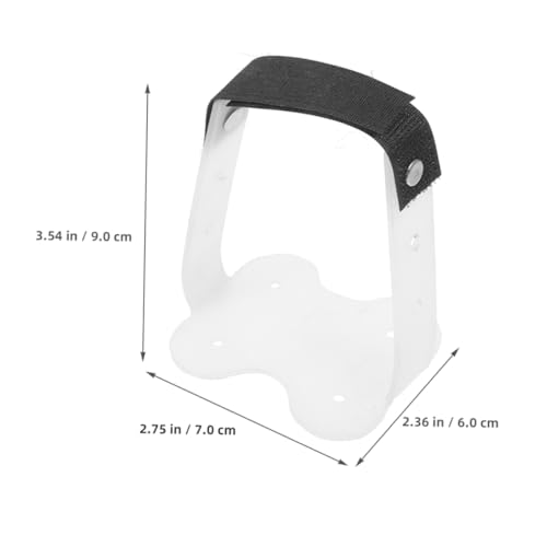 INOOMP Hundeohr Stütze Weiß Flexibles Ohrkorrektur Werkzeug für Welpen und Große Hunde Komfortables Material DIY Anpassung für Schonende Ohrenpflege und Aufrechthaltung von INOOMP