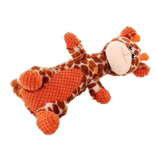 INOOMP Hundespielzeug Giraffe Form Plüsch Quietschespielzeug Für Langeweile Und Zahnpflege Langlebig Und Unterhaltsam Für Welpen Und Kleine Bis Mittelgroße Hunde INOOMP Hundespielzeug Giraffe Form Plüsch Quietschespielzeug Für Langeweile Und Zahnpflege Langlebig Und Unterhaltsam Für Welpen Und Kleine Bis Mittelgroße Hunde von INOOMP