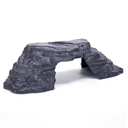 INOOMP Imitation Stone Turtle Hideout Große Kletterplattform für Schildkröten und Reptilien Aquarium Dekoration UV Beständig für Fischbecken Umweltfreundliches Material INOOMP Imitation Stone Turtle Hideout Große Kletterplattform für Schildkröten und Reptilien Aquarium Dekoration UV Beständig für Fischbecken Umweltfreundliches Material von INOOMP