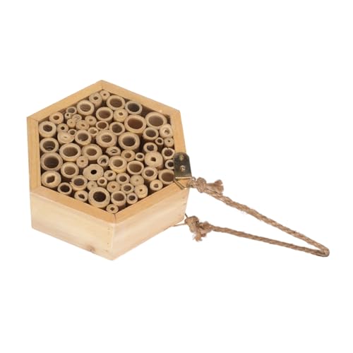 INOOMP Insektenhaus Für Garten Hängendes Bienenhotel Wetterfestes Design Für Schmetterlinge Und Andere Insekten Installieren Langlebig Und Ästhetisch Ansprechend INOOMP Insektenhaus Für Garten Hängendes Bienenhotel Wetterfestes Design Für Schmetterlinge Und Andere Insekten Installieren Langlebig Und Ästhetisch Ansprechend von INOOMP