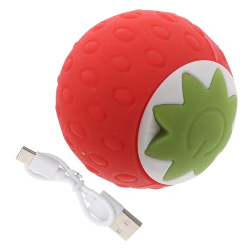 INOOMP Interaktives Katzenspielzeug Interaktiver Katzenball für Katzenbälle Selbstrollender Katzenspielzeugball Hundespielzeug mit rollenden Bällen Kätzchenspielzeug Abs rot INOOMP Interaktives Katzenspielzeug Interaktiver Katzenball für Katzenbälle Selbstrollender Katzenspielzeugball Hundespielzeug mit rollenden Bällen Kätzchenspielzeug Abs rot von INOOMP