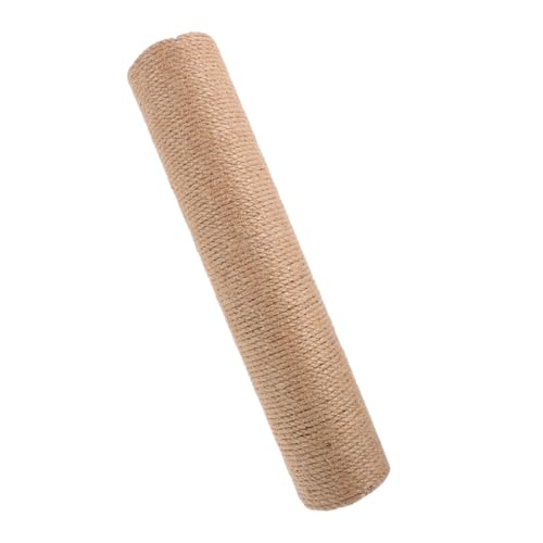 INOOMP Jute Seilkatze Kratzsäule verschleißfester Kätzchenkratzer Dekorative Katzenkratzer Zubehör für Katzenklettergerüste vertikaler Katzenkratzer entzückender Kratzbaum Katzenzubehör von INOOMP