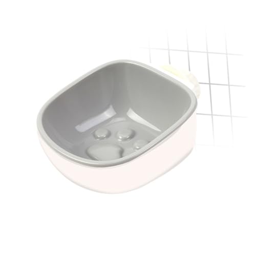 INOOMP Doppelnapf Futterspender Für Hunde Und Katzen Wasserspender Hängender Futternapf Grau Stabiles Pp INOOMP Doppelnapf Futterspender Für Hunde Und Katzen Wasserspender Hängender Futternapf Grau Stabiles Pp von INOOMP