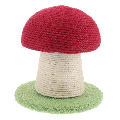 INOOMP Stilvoller Katzenpilz-kratzbaum – Sisalmaterial – Interaktives Spielzeug – Katzenbedarf – Gesundes Kratzen von INOOMP