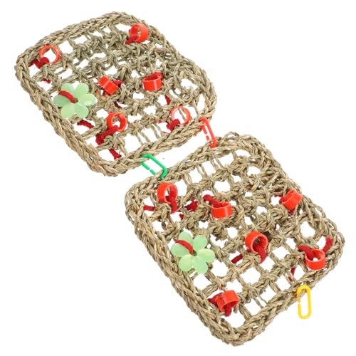 INOOMP Kaninchen Hängendes Kletternetz Spielzeug Doppellagiges Kauspielzeug Für Kleintiere Für Kaninchen Vögel Und Nager Mit Robustem Rattan-Seil Für Spiel Und Bewegung Zufällige INOOMP Kaninchen Hängendes Kletternetz Spielzeug Doppellagiges Kauspielzeug Für Kleintiere Für Kaninchen Vögel Und Nager Mit Robustem Rattan-Seil Für Spiel Und Bewegung Zufällige von INOOMP