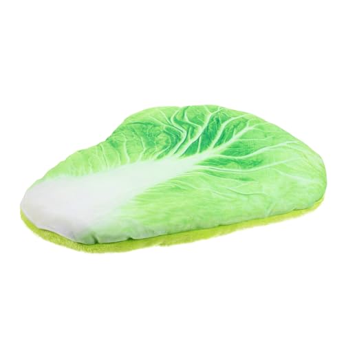 INOOMP Grüne Gemüse-bodenmatte | Käfigeinstreu Für Meerschweinchen | Weiches Nest | Bettmatte Für Kleintiere | Haustierbedarf von INOOMP