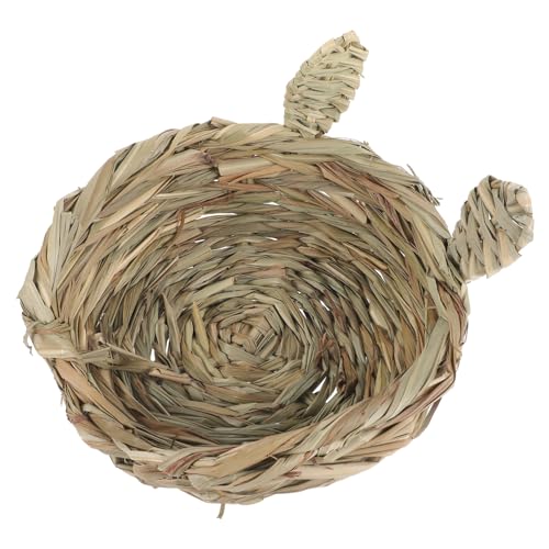 INOOMP Kaninchenstall Aus Stroh Käfig Meerschweinchen Versteck Gewebte Matte Einstreu Anreicherungsspielzeug Hamster Einstreu Nest Zum Kauen Von Hamstern Großes Nest Für INOOMP Kaninchenstall Aus Stroh Käfig Meerschweinchen Versteck Gewebte Matte Einstreu Anreicherungsspielzeug Hamster Einstreu Nest Zum Kauen Von Hamstern Großes Nest Für von INOOMP