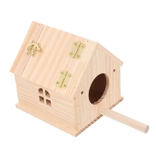 INOOMP Holz Vogelhaus Nistkasten Für Sittiche Nymphensittiche Brutkasten Brutnest Kleiner Zuchtkasten Vogelzuchthaus Huhn Nest Zubehör Dekoration Ornament INOOMP Holz Vogelhaus Nistkasten Für Sittiche Nymphensittiche Brutkasten Brutnest Kleiner Zuchtkasten Vogelzuchthaus Huhn Nest Zubehör Dekoration Ornament von INOOMP