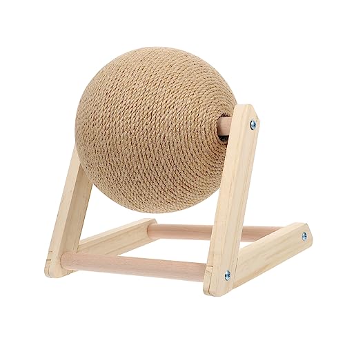 INOOMP Cat Scratch-Ball Spielzeug Für Katzen Förmiger Kratzball Langlebiges Kratzspielzeug Zur Entspannung Und Beschäftigung Von Haustieren Für Katzenliebhaber Und Haustiere Khaki von INOOMP