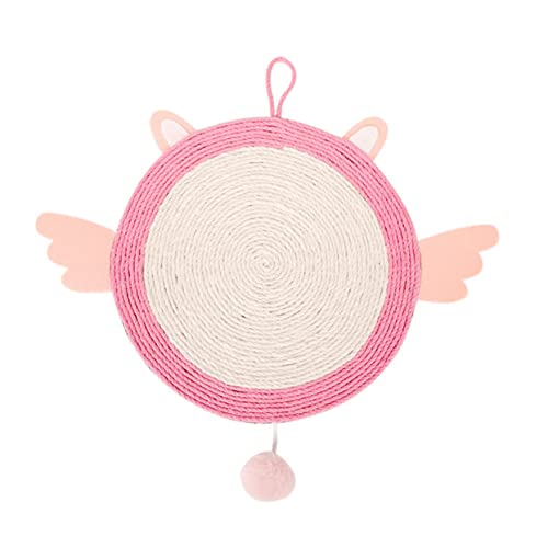 INOOMP Katze Kratzmatte Kratzen Katzen-kratzunterlage Kreisförmige Teppiche Kratzbaum Kratzspielzeug Für Katzen Katzenkratzer Für Teppiche Kätzchen Drinnen Sisalseil Rosa Haustierbett INOOMP Katze Kratzmatte Kratzen Katzen-kratzunterlage Kreisförmige Teppiche Kratzbaum Kratzspielzeug Für Katzen Katzenkratzer Für Teppiche Kätzchen Drinnen Sisalseil Rosa Haustierbett von INOOMP