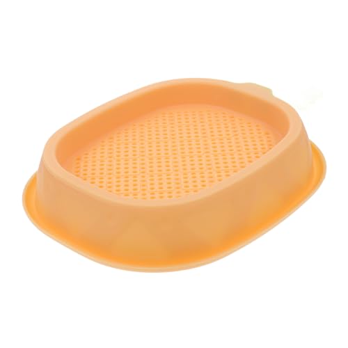 INOOMP Katzentoilette Pflanzgefäß Ohne Erde Selbstbewässernder Katzenaufzuchttopf Behälter Für Haarballen Mehrschichtiges Design Für Das Wohlbefinden des Kätzchens Gelb von INOOMP
