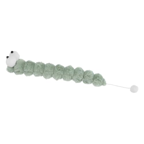 INOOMP Katzenminze Plüschtiere für Katzen Katzenministerspielzeug Katzenspielzeug Zauberstab Katzenspielzeug Wurm Katzenwurmspielzeug Katzensachen Light Green von INOOMP