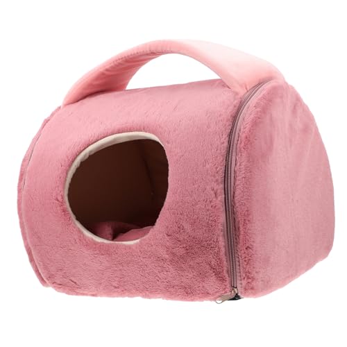 INOOMP Katzennest Katzenhütte Haustier Tipi Warme Winterhütte Warmes Katzenschlafbett Haustiernestkissen Haustierbetten Für Kleine Hunde Rot Katzenspielzeug Vier Jahreszeiten Baumwolle INOOMP Katzennest Katzenhütte Haustier Tipi Warme Winterhütte Warmes Katzenschlafbett Haustiernestkissen Haustierbetten Für Kleine Hunde Rot Katzenspielzeug Vier Jahreszeiten Baumwolle von INOOMP
