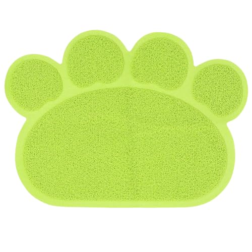INOOMP Katzenstreumatte Katzentoilette Pfoten Große Katzentoilette Streukontrolle Für Katzenstreu Wasserdicht Großer Katzenklo-Teppich Grün INOOMP Katzenstreumatte Katzentoilette Pfoten Große Katzentoilette Streukontrolle Für Katzenstreu Wasserdicht Großer Katzenklo-Teppich Grün von INOOMP