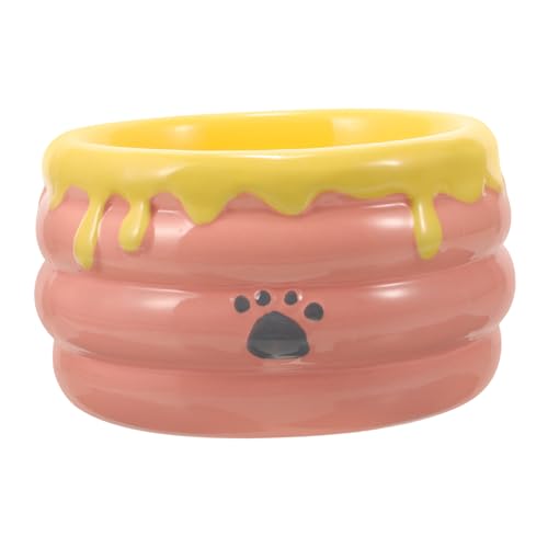 INOOMP Keramiknapf für Haustiere pet Water Bowl pet Food Container erhöhter Futternapf für Haustiere hundefutterspender Hundenapf Honigtopf Behälter für Hundefutter Katzennapf Hündchen von INOOMP