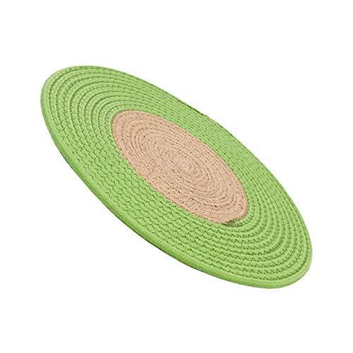 INOOMP Katzenunterlage Katzenschlafmatte Gestrickte Kratzbrett Krallen Schleifunterlage Katzenbedarf Baumwolle INOOMP Katzenunterlage Katzenschlafmatte Gestrickte Kratzbrett Krallen Schleifunterlage Katzenbedarf Baumwolle von INOOMP