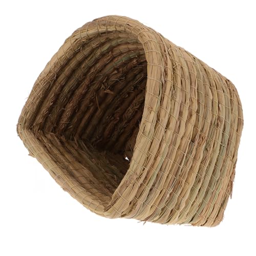 INOOMP Gewebtes Hamsternest Hühnerstall Strohbett Kleintierkäfig Legenest für Hühner Haustier-schlafhaus Strohgewebtes Meerschweinchennest INOOMP Gewebtes Hamsternest Hühnerstall Strohbett Kleintierkäfig Legenest für Hühner Haustier-schlafhaus Strohgewebtes Meerschweinchennest von INOOMP