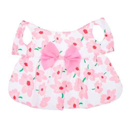 INOOMP Kleines Sommer Floral mit Schleife Atmungsaktives Leichtes Sommeroutfit für Kleine Hunde und Katzen Party und Alltagskleidung Farbecht und Bequem für Heiße Tage INOOMP Kleines Sommer Floral mit Schleife Atmungsaktives Leichtes Sommeroutfit für Kleine Hunde und Katzen Party und Alltagskleidung Farbecht und Bequem für Heiße Tage von INOOMP