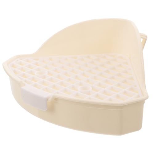 INOOMP Kleintier Toilette Dreieckige Katzentoilette aus Langlebigem Kunststoff mit Auslaufsicherem Design und Großer Kapazität als Trainingshilfe für Kaninchen Meerschweinchen und Kleine INOOMP Kleintier Toilette Dreieckige Katzentoilette aus Langlebigem Kunststoff mit Auslaufsicherem Design und Großer Kapazität als Trainingshilfe für Kaninchen Meerschweinchen und Kleine von INOOMP