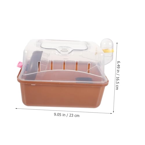 INOOMP Kleintier Transportbox aus Stabilem Kunststoff Kompakt und Leicht Tragbarer Hamster und Kleintierkäfig für Reisen Geeignet für Hamster Mäuse Igel Kaninchen und Andere Kleine Tiere INOOMP Kleintier Transportbox aus Stabilem Kunststoff Kompakt und Leicht Tragbarer Hamster und Kleintierkäfig für Reisen Geeignet für Hamster Mäuse Igel Kaninchen und Andere Kleine Tiere von INOOMP