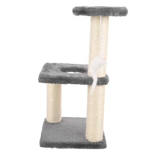 INOOMP Klettergerüst Für Katzen Spielzeug Bodenbelag Kratzbaum Haustierkratzer Integrierter Kätzchenkratzer Vertikaler Kratzbaum Wiederverwendbare Kratzstange Indoor INOOMP Klettergerüst Für Katzen Spielzeug Bodenbelag Kratzbaum Haustierkratzer Integrierter Kätzchenkratzer Vertikaler Kratzbaum Wiederverwendbare Kratzstange Indoor von INOOMP