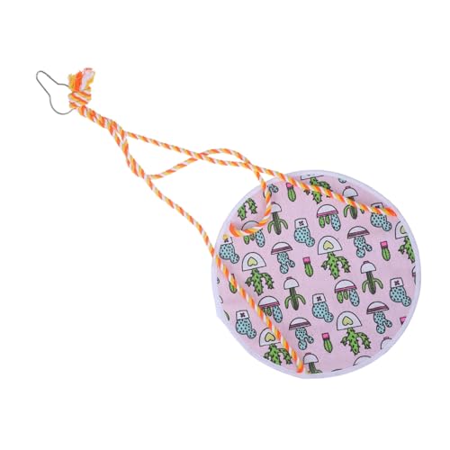 INOOMP Lizard Hammock Für Reptilien Weiche Hängematte Mit Kaktus-Muster Gemütlicher Ruheplatz Für Bartagamen Geckos Und Kleine Haustiere Sicheres Und Komfortables Spielzeug Für von INOOMP