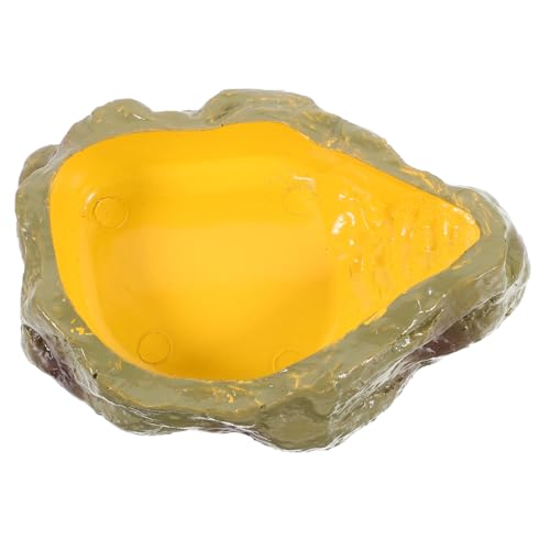 INOOMP Einzigartiges Design Harz Tierfutter Feeder Bowl Schildkröte Reptil Wasser Feeder Hause Dekorative Zufällige Farbe INOOMP Einzigartiges Design Harz Tierfutter Feeder Bowl Schildkröte Reptil Wasser Feeder Hause Dekorative Zufällige Farbe von INOOMP