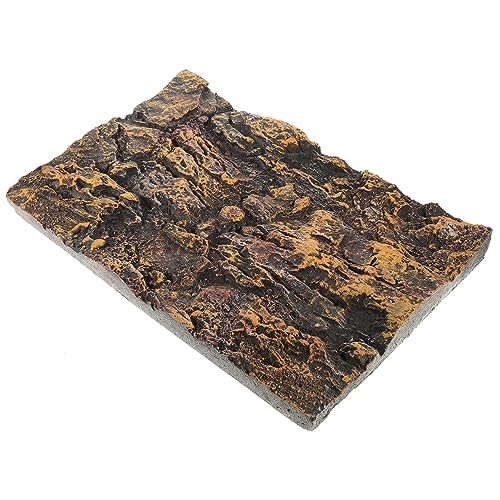 INOOMP Terrarium Hintergrund Reptilienbehälter Dekoration Felsoptik Für Aquarien Schildkrötenbecken Leicht Und Platzsparend Lebendige Farben Für Eindrucksvolle Unterwasserlandschaften von INOOMP