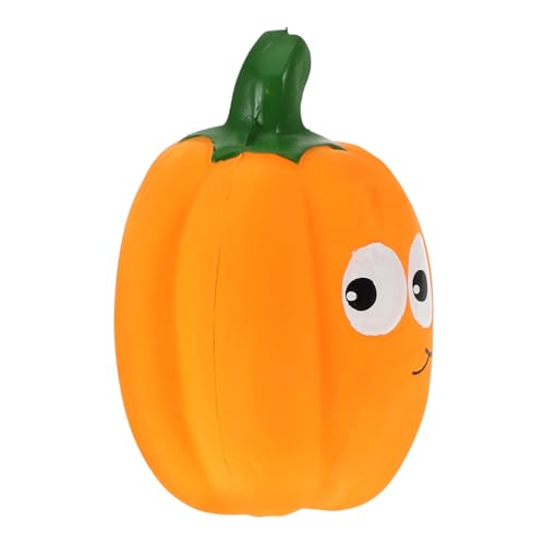 INOOMP Kürbisförmiges Latex mit Sound für Haustiere Pädagogisches Trainingsspielzeug Robustes Quietschspielzeug für Hunde Halloween Dekoration Fördert Spielerisch Beschäftigung und INOOMP Kürbisförmiges Latex mit Sound für Haustiere Pädagogisches Trainingsspielzeug Robustes Quietschspielzeug für Hunde Halloween Dekoration Fördert Spielerisch Beschäftigung und von INOOMP