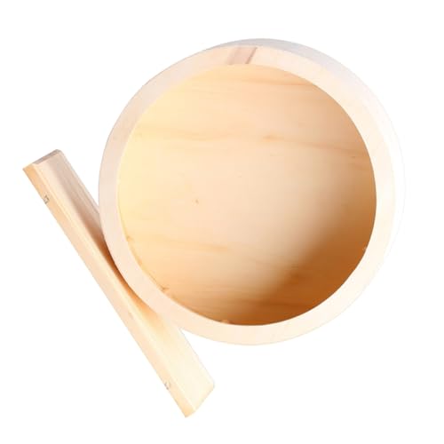 INOOMP Stummes Laufrad für Hamster Großer Untertassenhalter Aus Holz Haustierspielzeug für Meerschweinchen INOOMP Stummes Laufrad für Hamster Großer Untertassenhalter Aus Holz Haustierspielzeug für Meerschweinchen von INOOMP